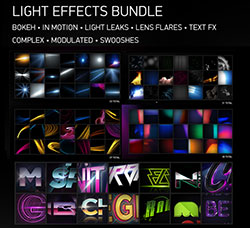 8套LFX光效素材合集：LFX Light Effects Bundle (8 in 1)